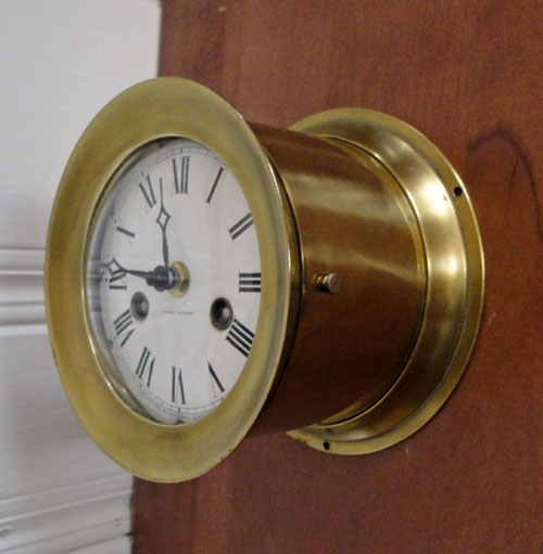 Waterbury Ships Bell Striking Clock